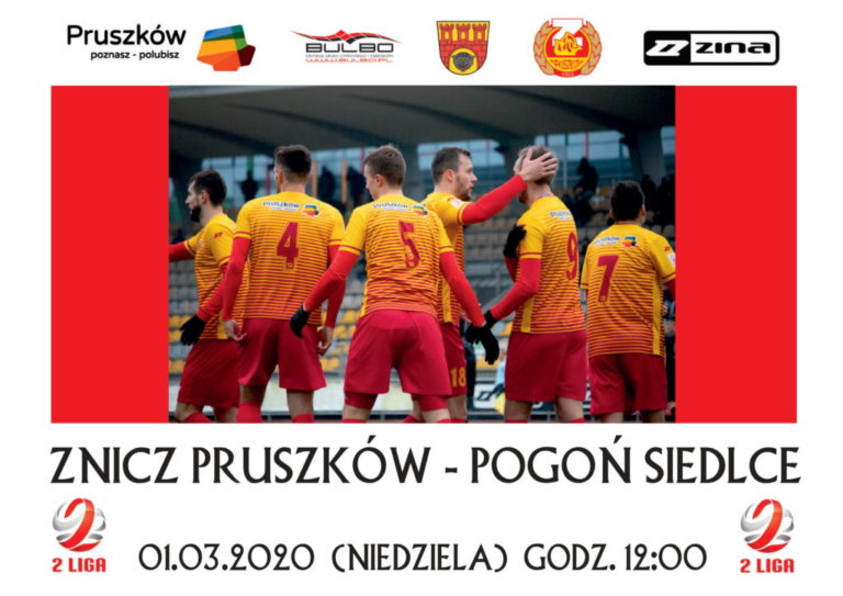 Read more about the article ZNICZ VS POGOŃ SIEDLCE – ZAPRASZAMY NA MECZ!