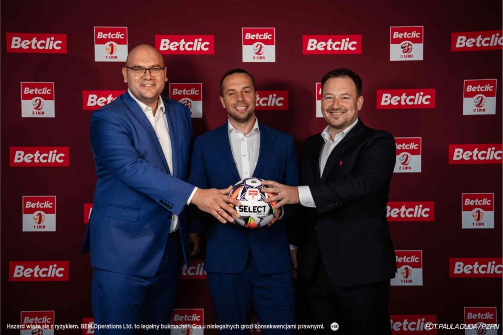 Read more about the article Betclic Sponsorem Tytularnym 1. Ligi, 2. Ligi oraz 3. Ligi do końca sezonu 2027/2028