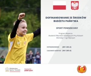 Read more about the article Akademia MKS Znicz Pruszków z dotacją z Ministerstwa Sportu i Turystyki!