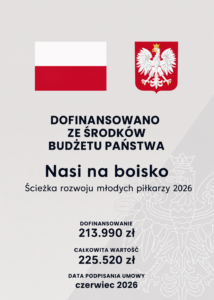 Read more about the article Akademia Znicza Pruszków z dofinansowaniem z budżetu państwa